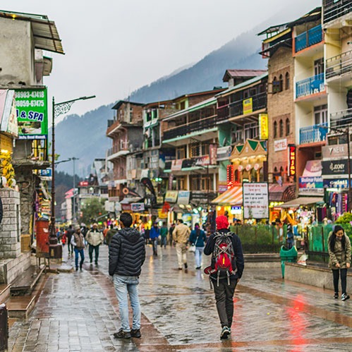 <b>Himachal Pradesh Tours</b><br>
Shimla, Manali, Spiti Valley treks, apple orchards & snowy peaks.